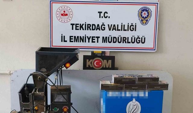 Tekirdağ’da kaçak tütün operasyonu