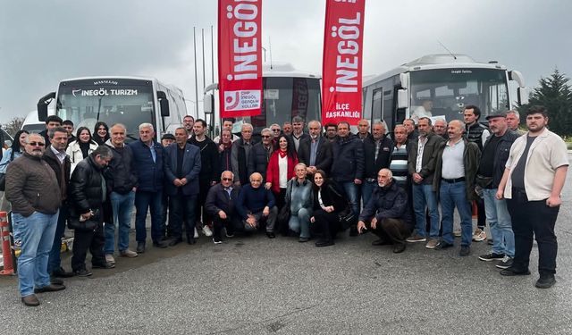 Maltepe mitingine İnegöl'den yoğun katılım