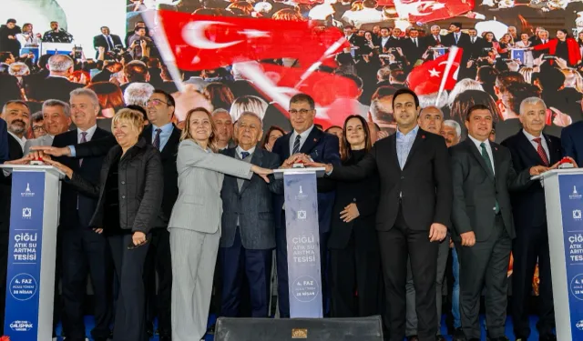 İzmir Körfezine yeni nefes! Çiğli Atıksu Arıtma Tesisi’nin 4. fazı açıldı!
