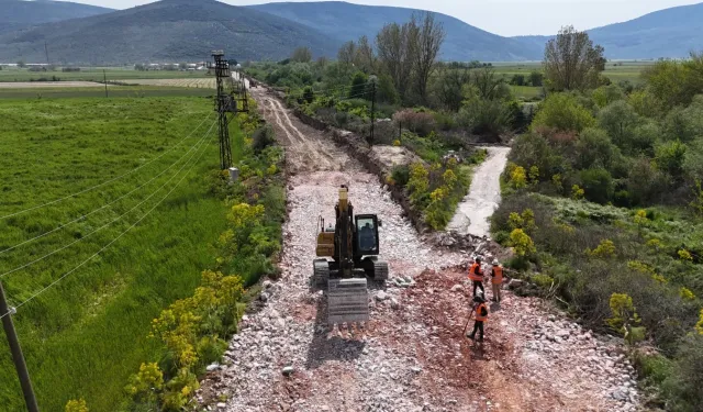 Muğla Milas kırsalında 80 milyon TL'lik yol yatırımı