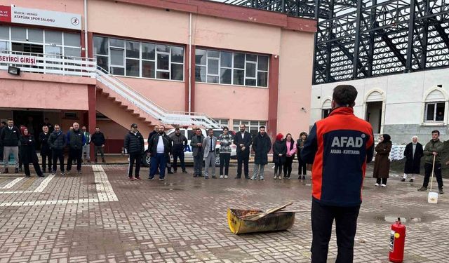 AFAD’dan yangın eğitimi