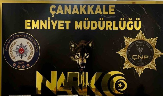 Çanakkale’de uyuşturucu operasyonu: 2 tutuklama
