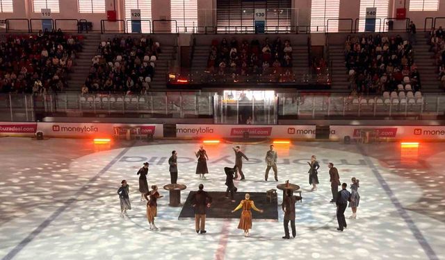 Cinderella on Ice gösterisinin ilki, Zeytinburnu Buz Adası’nda seyirciyle buluştu