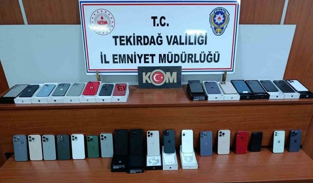 Tekirdağ’da kayıt dışı cep telefonu operasyonu: 3 kişi hakkında işlem başlatıldı