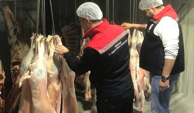 Tekirdağ’da mezbahalarda kapsamlı denetim