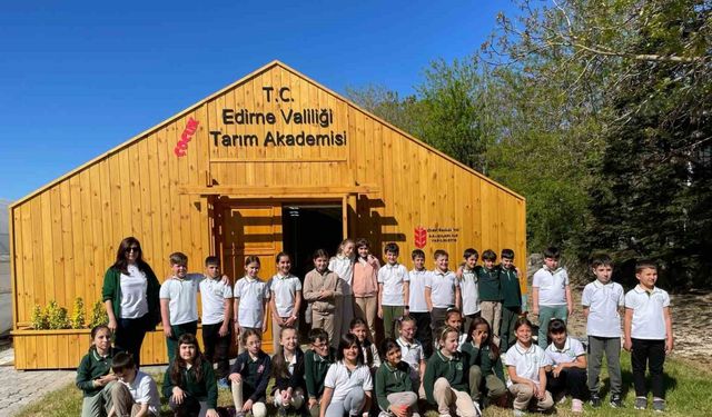 Trakya’nın küçük tarım elçileri yetişiyor