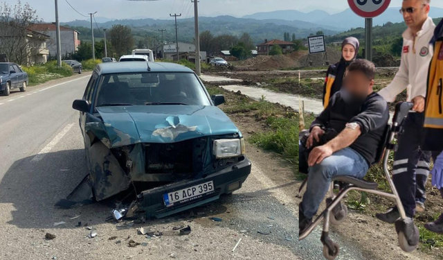 İnegöl'de traktör kazası; yaralılar var