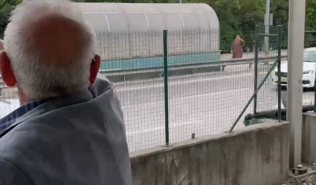 İnegöllü dede eşini otobüste unuttu! O anlar kamerada