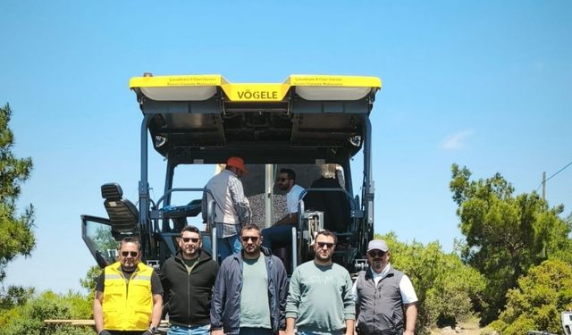 Ayvacık’ta sıcak asfalt çalışmaları başladı