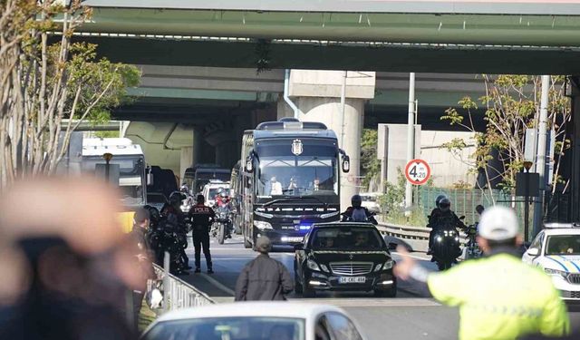 Beşiktaş, derbi için Ülker Stadyumu’na geldi