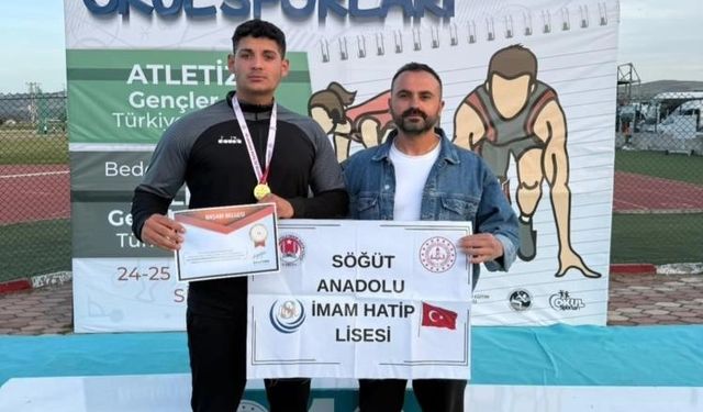 Bilecikli sporcu Türkiye şampiyonu oldu