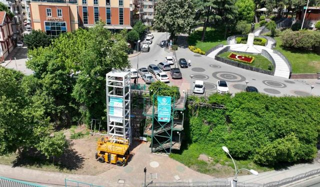 İzmit Tren Garı asansör çalışmaları devam ediyor