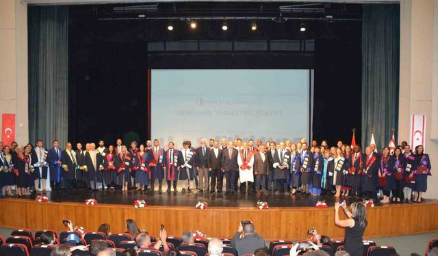 KKTC Cumhurbaşkanı Tatar’ın katılımıyla Akademik Unvan Töreni