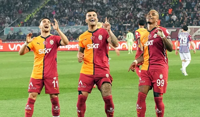 Galatasaray, Trabzonspor'u iki golle geçti