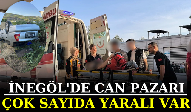 İnegöl'de can pazarı; çok sayıda yaralı var