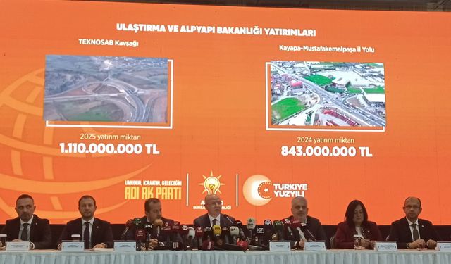 Gürkan, Bursa'ya yapılan yatırımları tek tek açıkladı