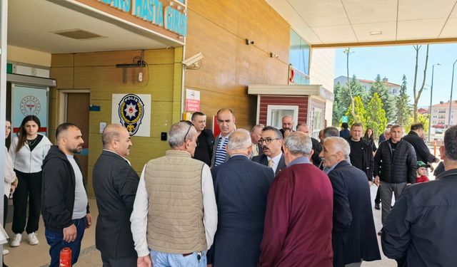 İnegöl Acilde hareketlilik...  Kaymakam ve Belediye Başkanı apar topar geldi