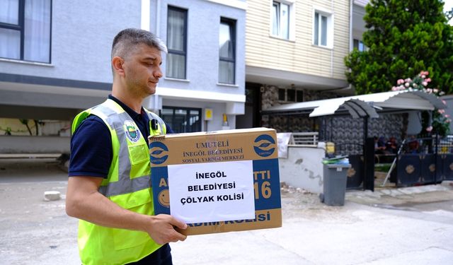 İnegöl Belediyesi'nden bayram öncesi gönül ziyaretleri