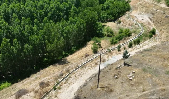 Malatya'da 1200 dekarlık alana kayıpsız su desteği