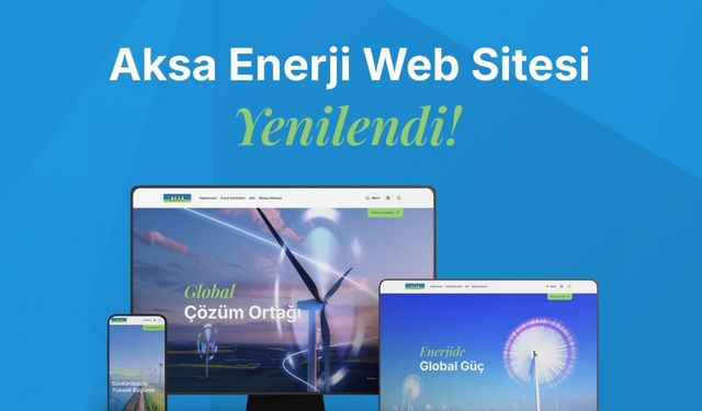 Aksa Enerji web sitesi yenilendi