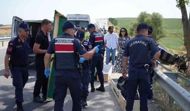 Edirne’de feci kaza: 5 ölü, 1 yaralı