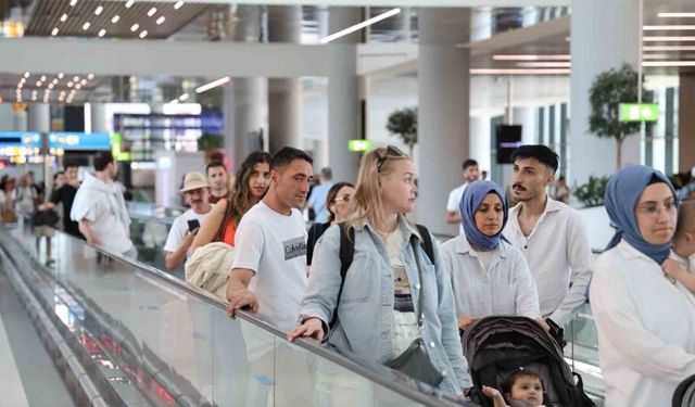 İstanbul Havalimanı’nda Kurban Bayramı yoğunluğu