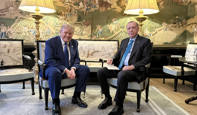 Cumhurbaşkanı Erdoğan, ABD Başkanı Trump ile görüştü