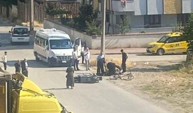 İnegöl'de servis kazası: 1 yaralı