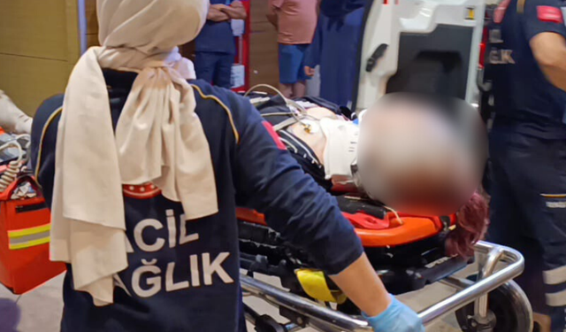 İnegöl girişinde feci kaza: 1 ağır yaralı