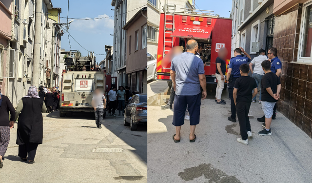 İnegöl'de yangın paniği yaşandı