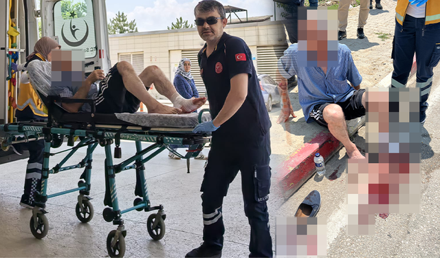 İnegöl'de ikisi de hastanelik oldu