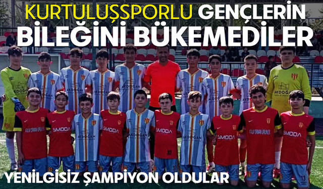 KURTULUŞSPORLU GENÇLERİN BİLEĞİNİ BÜKEMEDİLER
