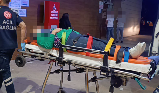 Fren patladı, bariyerlere çarparak durabildi; 2 yaralı