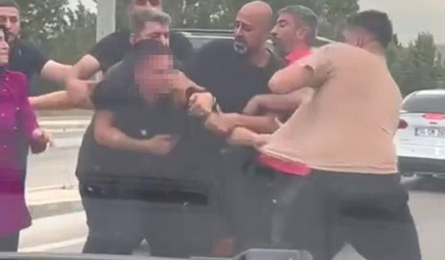 Bursa’da trafikte gergin anlar amatör kameraya yansıdı