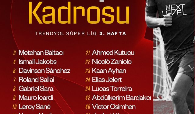 Barış Alper Yılmaz, Kayserispor maçı kamp kadrosunda yer almadı