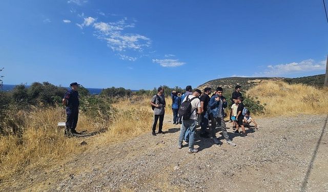 Çanakkale’de 19 kaçak göçmen yakalandı