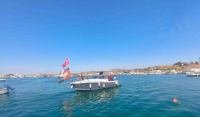 Enez’de teknelerden "Zafer Seyri"