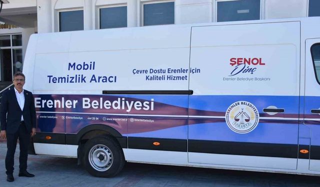 Erenler’de mobil temizlik aracı hizmete başladı
