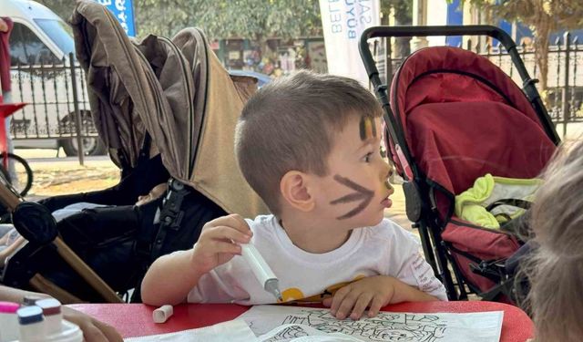 Miniklerin yüzü Gezgin Çocuk Atölyesi ile güldü