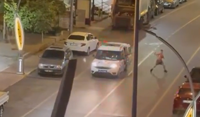 Yalova’da bıçakla yoldan geçen araçlara saldıran zanlı yakalandı