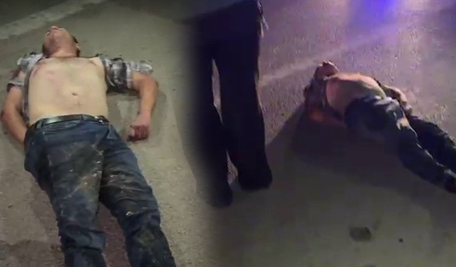Yenişehir'de seyir halindeki kamyonetin kasasından düştü