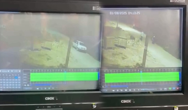 İnegöl'de otomobili düz kontak yapıp çaldılar