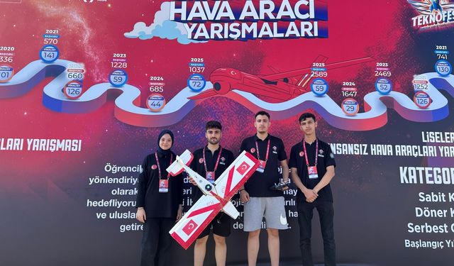 Bursa ekibi insansız hava yarışında 6.oldu