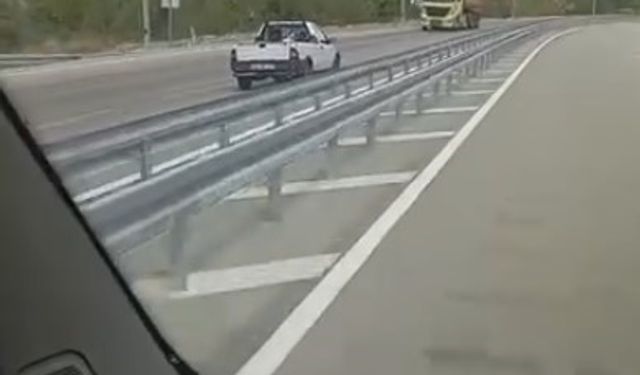 Bursa'da kilometrelerce yolu ters şeritten gitti