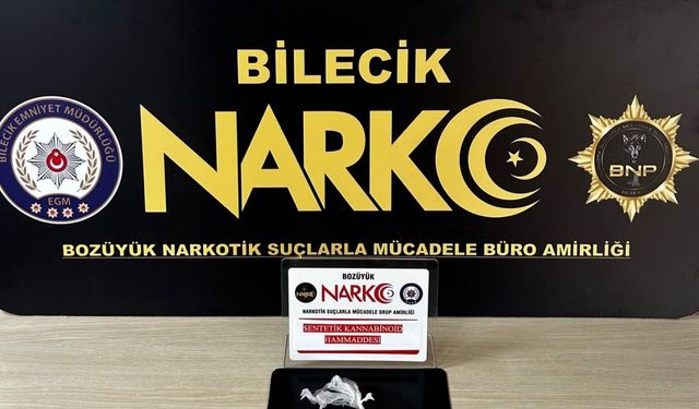 Bilecik’te uyuşturucu operasyonu