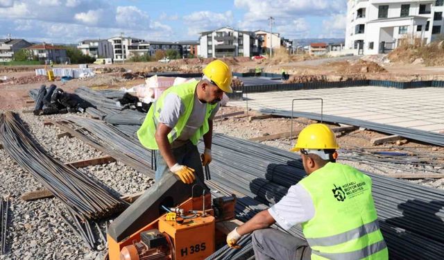 Kartepe Evleri projesinde inşaat çalışmaları sürüyor