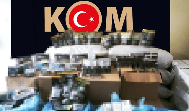 Kocaeli’de kaçak tütün ve elektronik sigara operasyonu