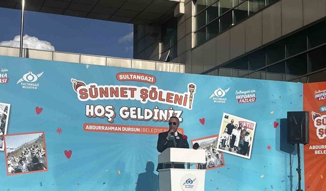 Sultangazi’de bin 500 çocuğa sünnet şöleni