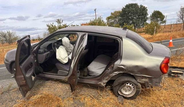 Tekirdağ’da otomobiller çarpıştı: 3 yaralı