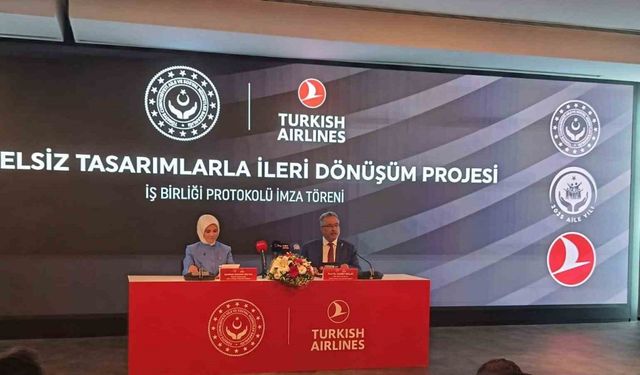 THY uçaklarında ömrünü tamamlamış ürünler, engelsiz ellerde yeniden hayat bulacak